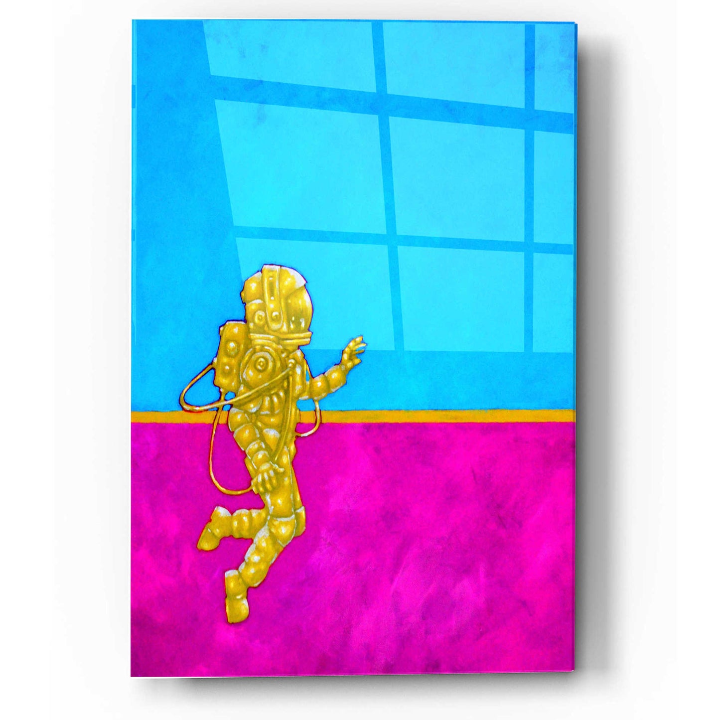 Epic Art 'Hallo Spaceboy II' by Craig Snodgrass, Acrylic Glass Wall Art,12x16