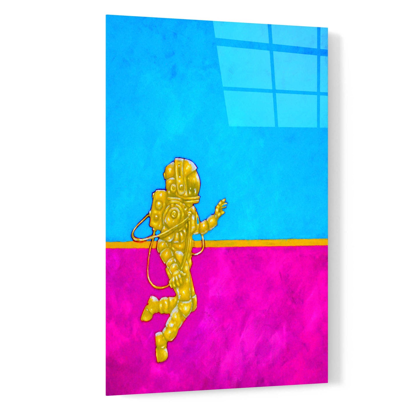 Epic Art 'Hallo Spaceboy II' by Craig Snodgrass, Acrylic Glass Wall Art,16x24