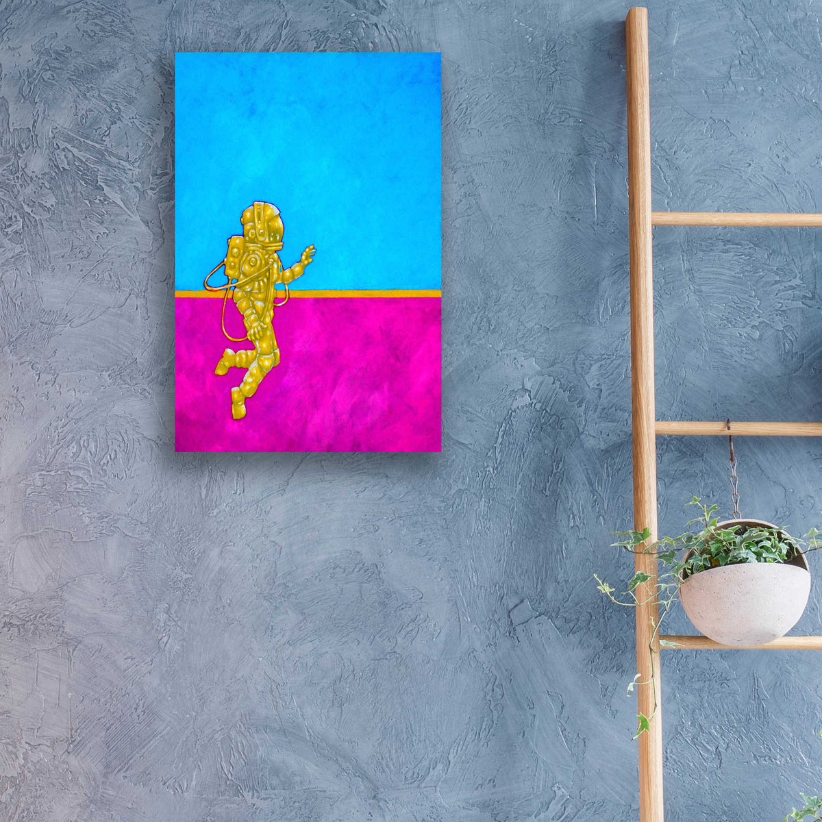 Epic Art 'Hallo Spaceboy II' by Craig Snodgrass, Acrylic Glass Wall Art,16x24