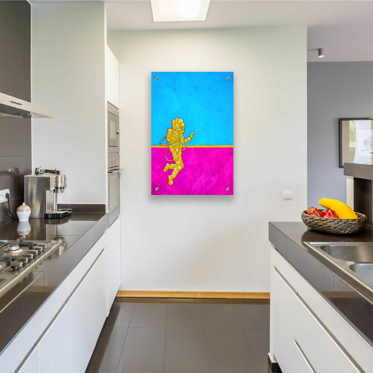 Epic Art 'Hallo Spaceboy II' by Craig Snodgrass, Acrylic Glass Wall Art,24x36