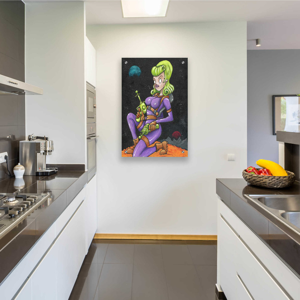 Epic Art 'Josie Jupiter' by Craig Snodgrass, Acrylic Glass Wall Art,24x36