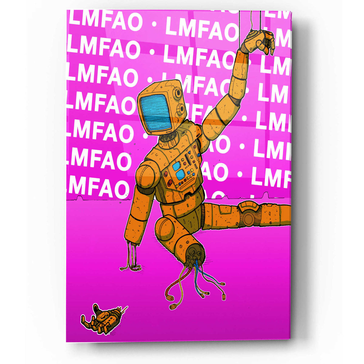 Epic Art 'Lmfao' by Craig Snodgrass, Acrylic Glass Wall Art