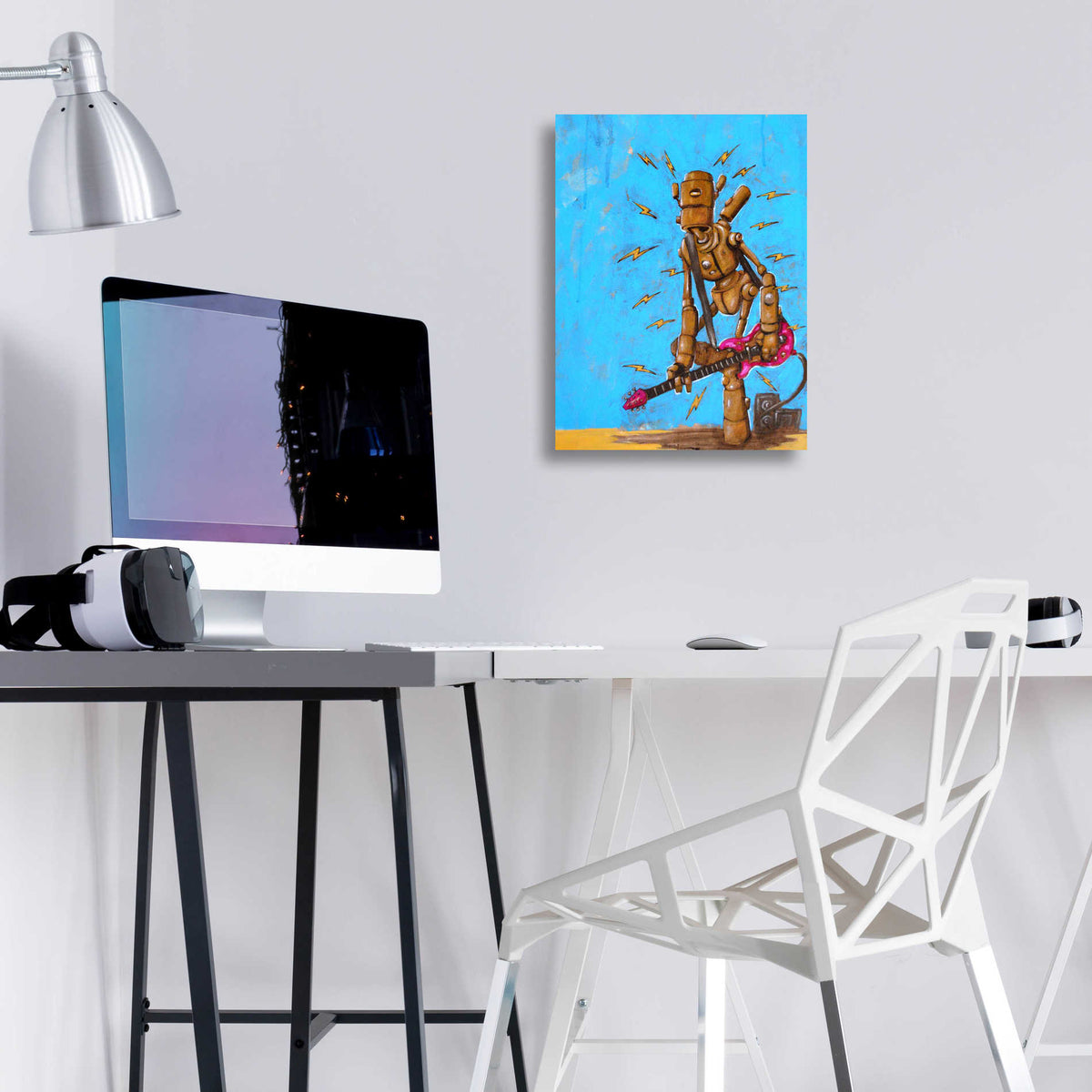 Epic Art 'High Voltage' by Craig Snodgrass, Acrylic Glass Wall Art,12x16
