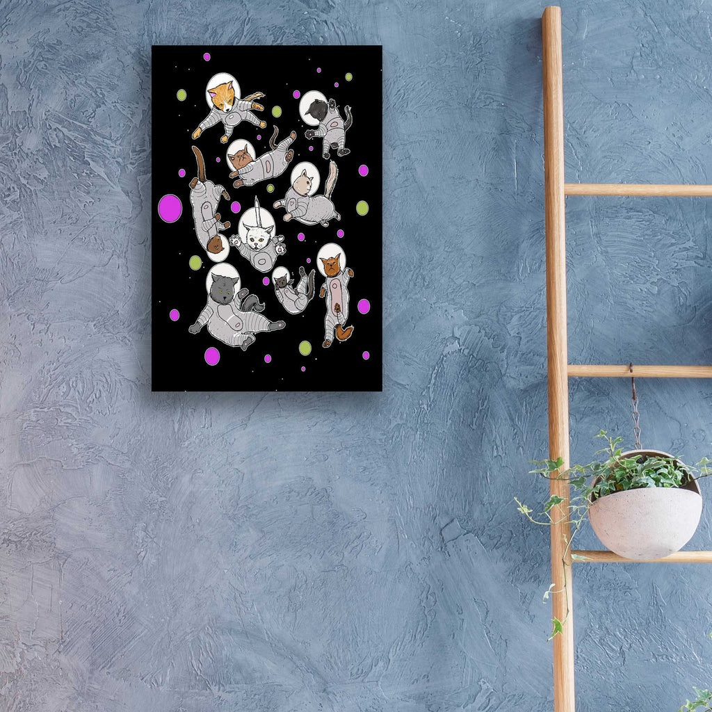 Epic Art 'Space Cats' by Craig Snodgrass, Acrylic Glass Wall Art,16x24