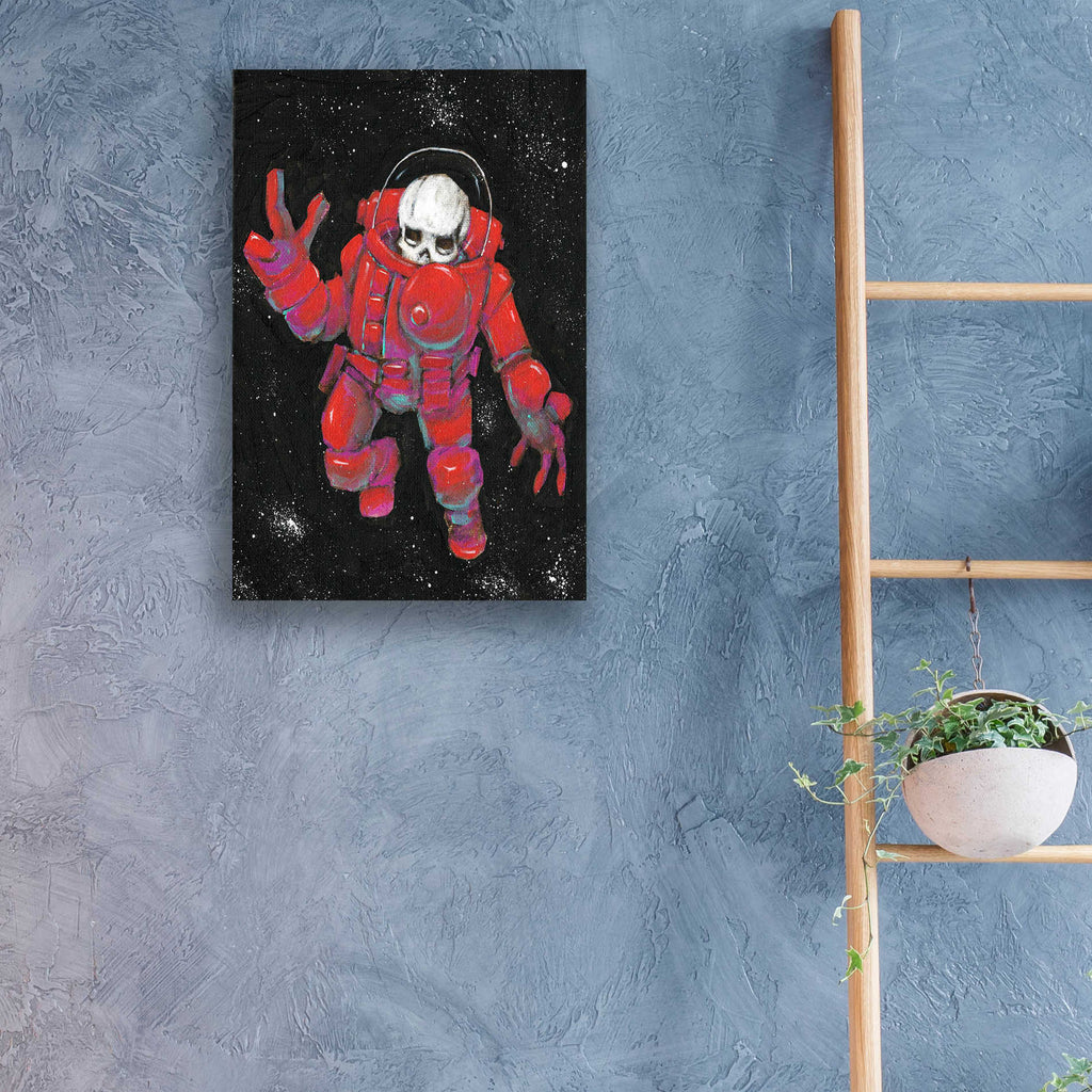 Epic Art 'Astro Skull' by Craig Snodgrass, Acrylic Glass Wall Art,16x24