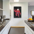 Epic Art 'Astro Skull' by Craig Snodgrass, Acrylic Glass Wall Art,24x36