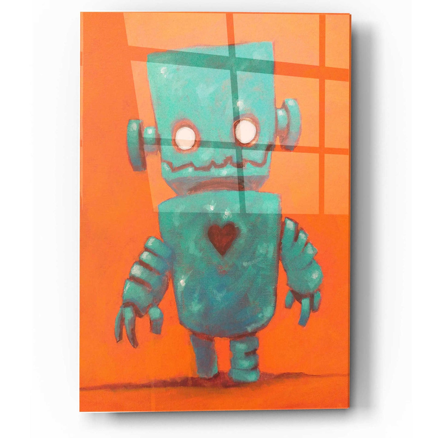 Epic Art 'Frank-o-bot' by Craig Snodgrass, Acrylic Glass Wall Art,12x16