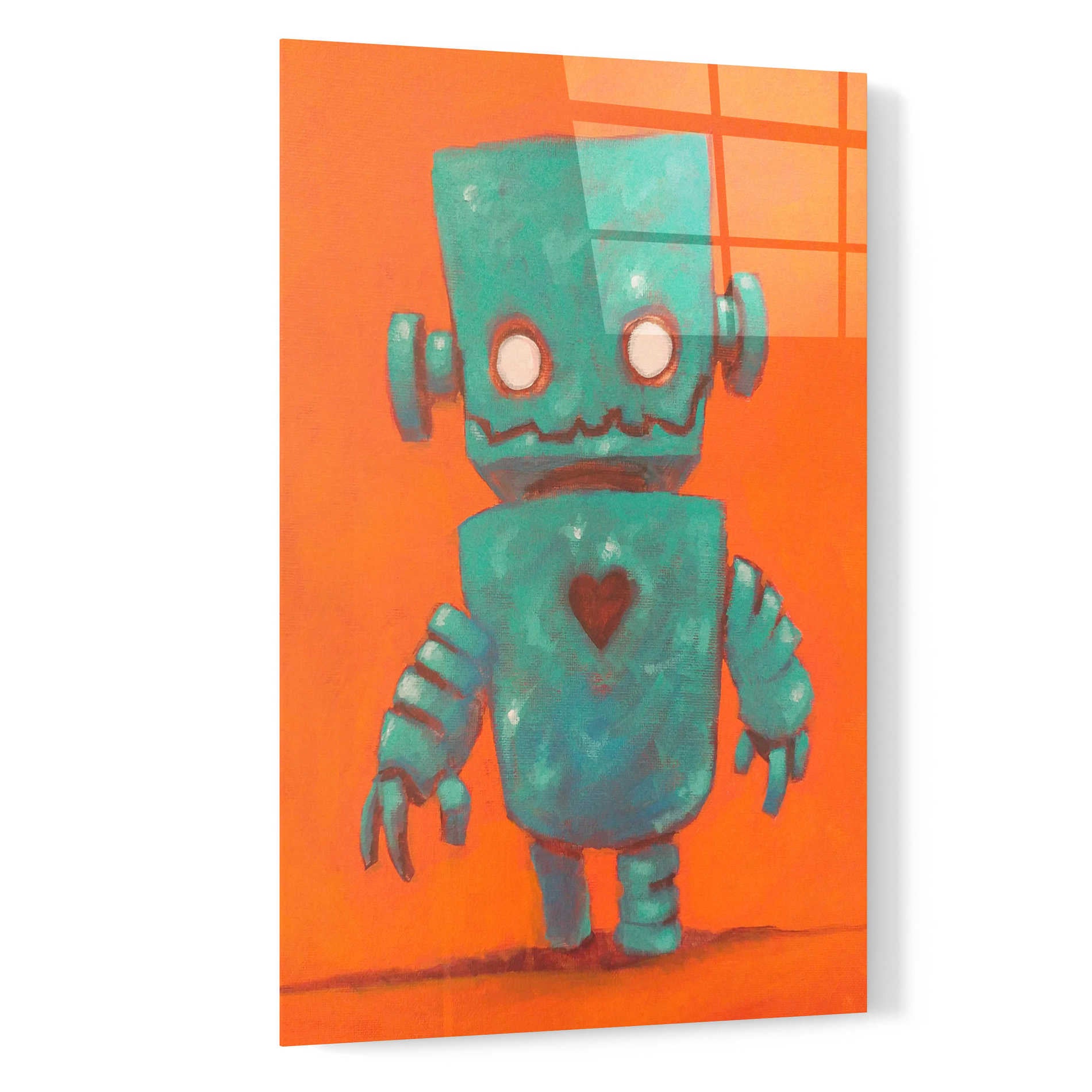 Epic Art 'Frank-o-bot' by Craig Snodgrass, Acrylic Glass Wall Art,16x24