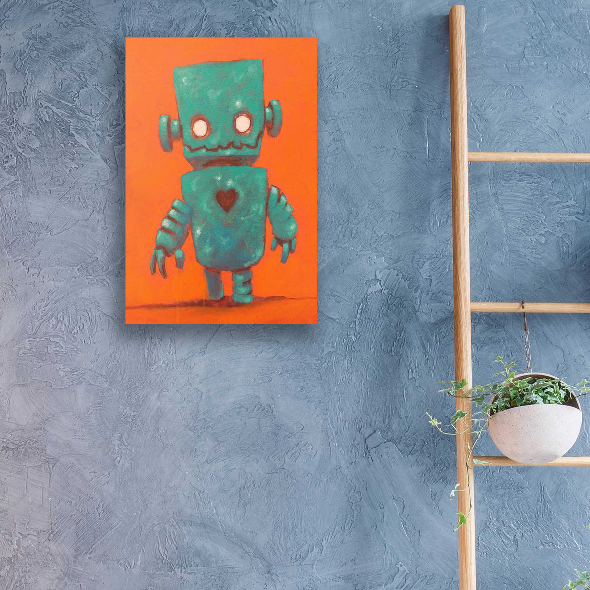 Epic Art 'Frank-o-bot' by Craig Snodgrass, Acrylic Glass Wall Art,16x24