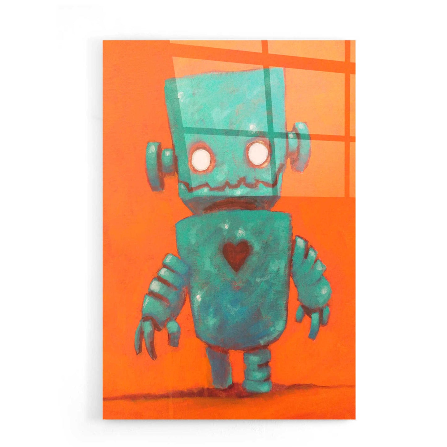 Epic Art 'Frank-o-bot' by Craig Snodgrass, Acrylic Glass Wall Art,16x24