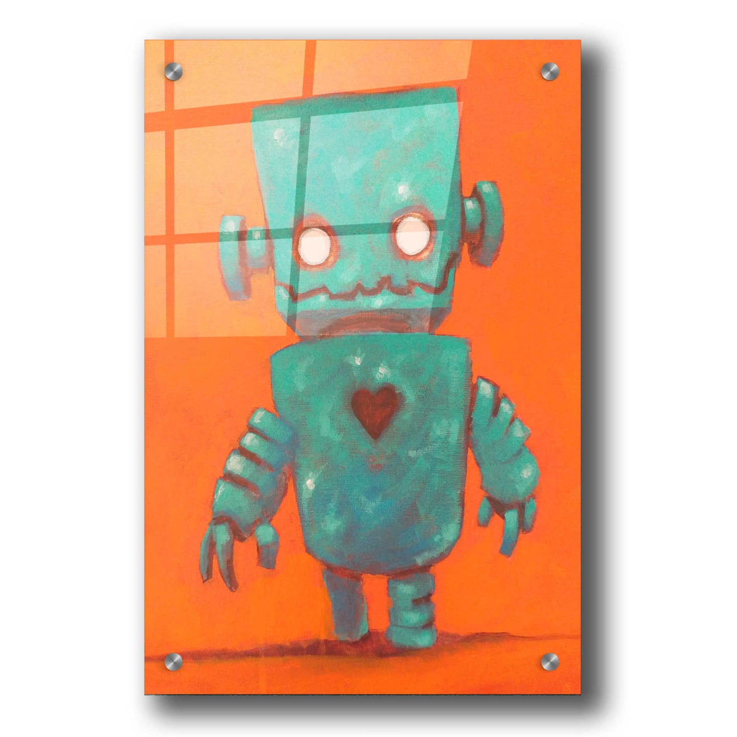 Epic Art 'Frank-o-bot' by Craig Snodgrass, Acrylic Glass Wall Art,24x36