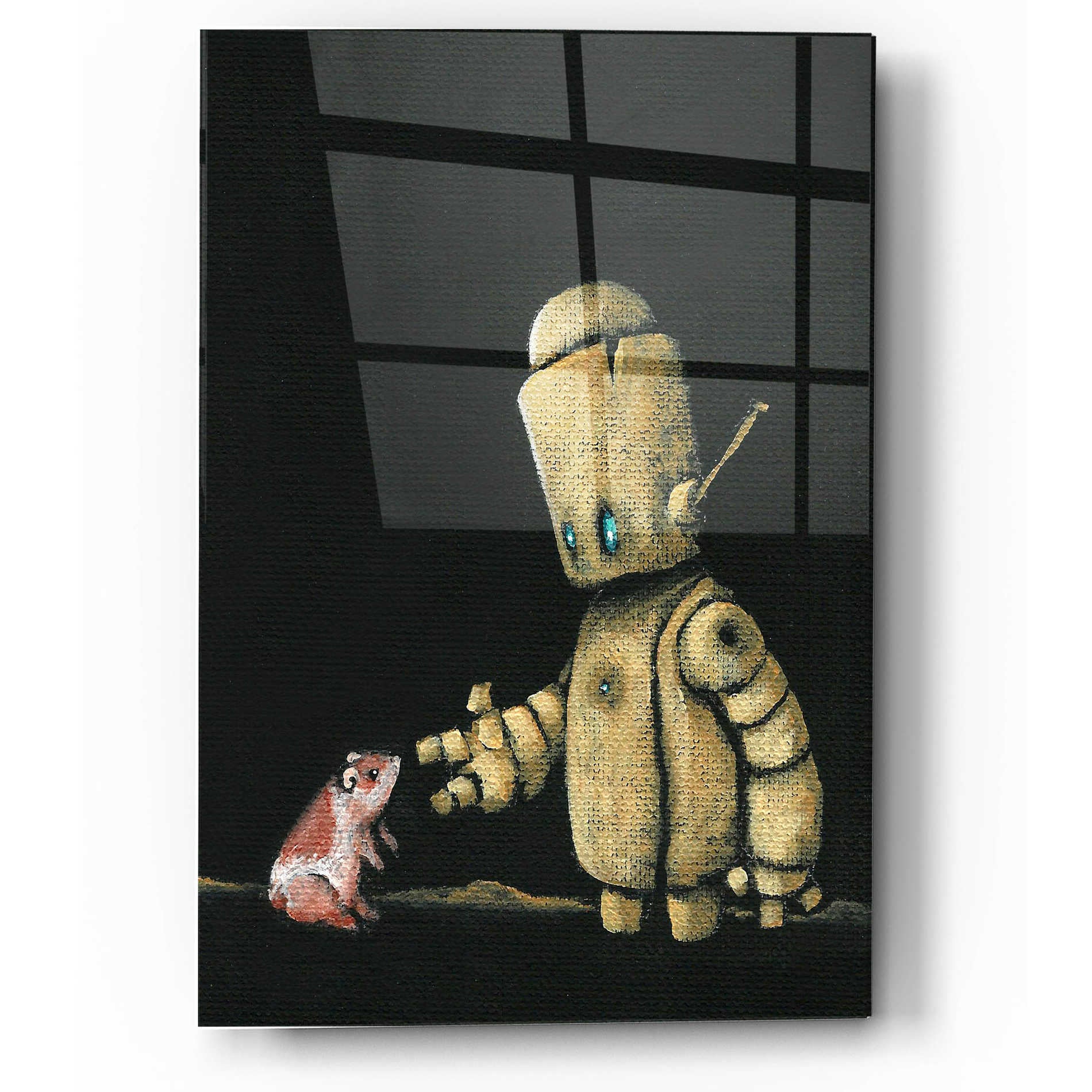 Epic Art 'We Bot Painting 14' by Craig Snodgrass, Acrylic Glass Wall Art,12x16