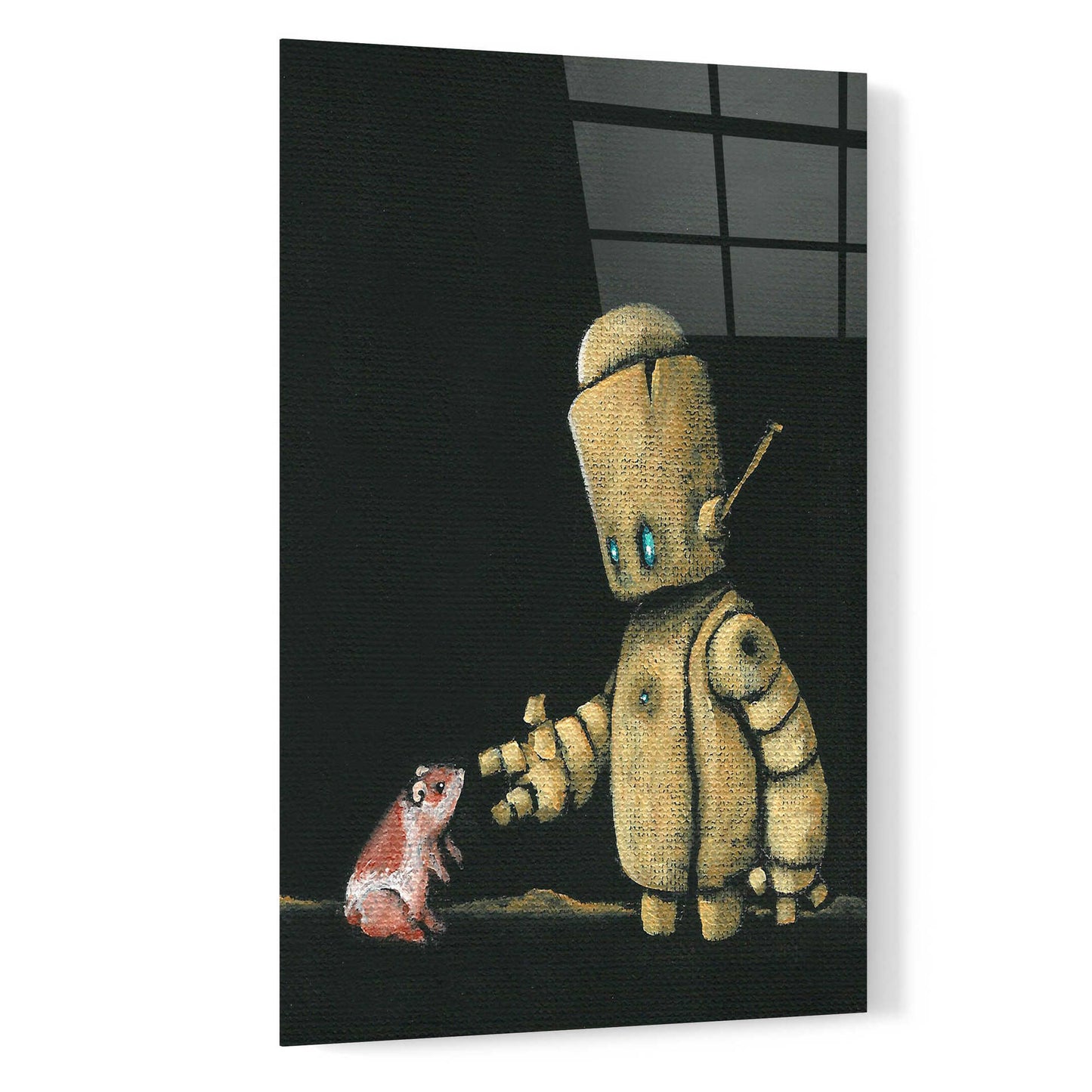 Epic Art 'We Bot Painting 14' by Craig Snodgrass, Acrylic Glass Wall Art,16x24