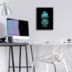 Epic Art 'We Bot Painting 17' by Craig Snodgrass, Acrylic Glass Wall Art,12x16