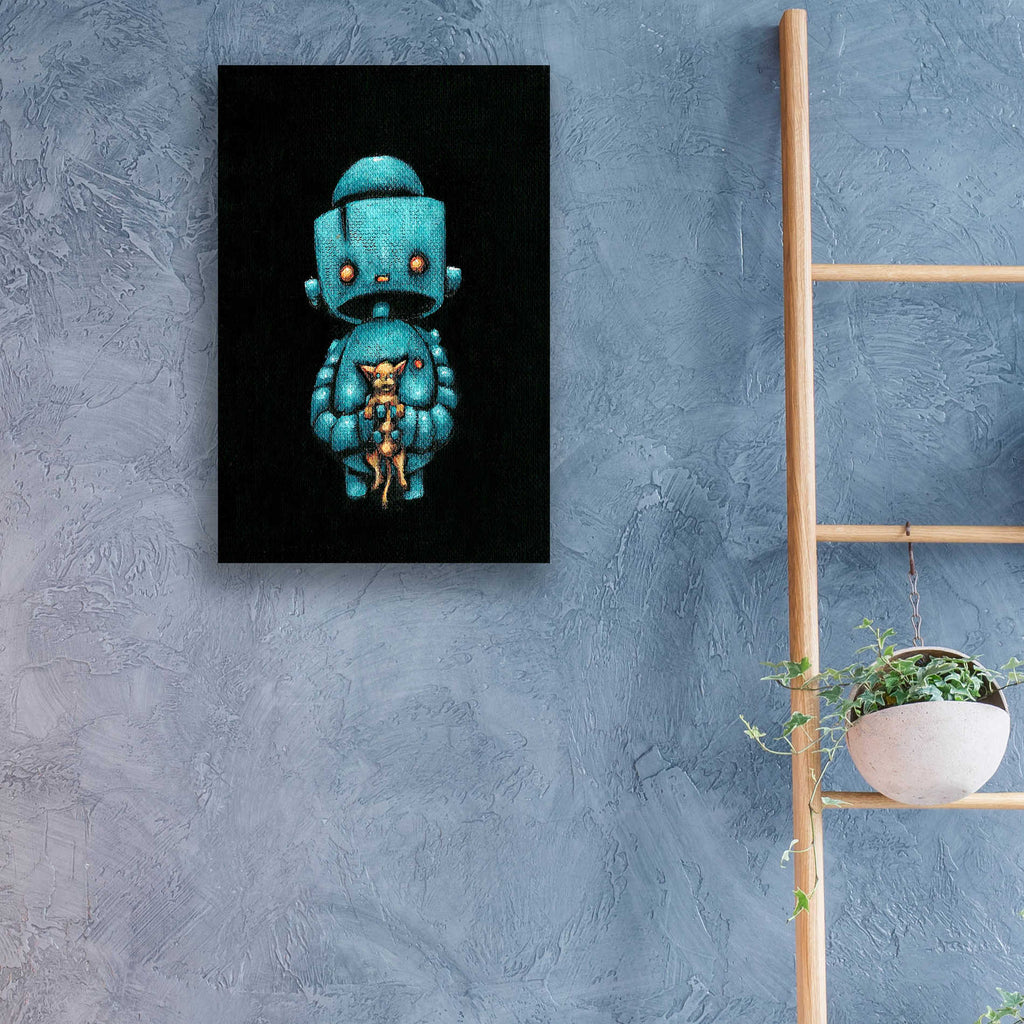 Epic Art 'We Bot Painting 17' by Craig Snodgrass, Acrylic Glass Wall Art,16x24
