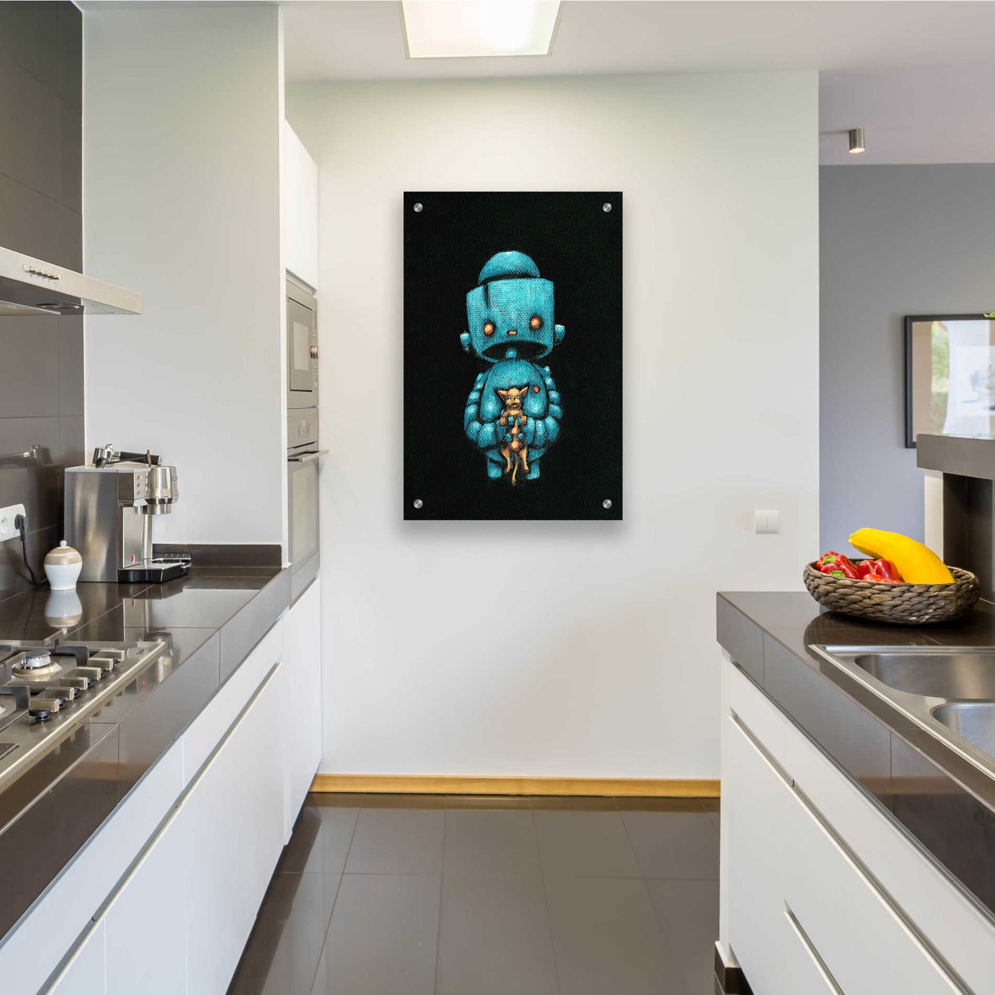 Epic Art 'We Bot Painting 17' by Craig Snodgrass, Acrylic Glass Wall Art,24x36