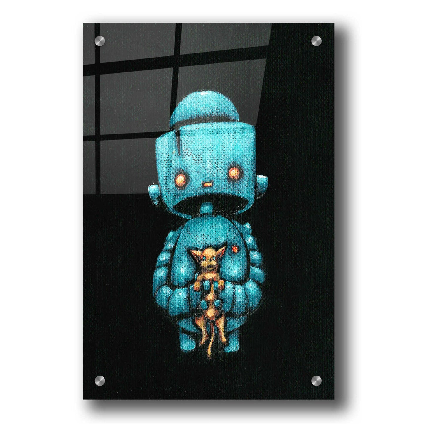 Epic Art 'We Bot Painting 17' by Craig Snodgrass, Acrylic Glass Wall Art,24x36
