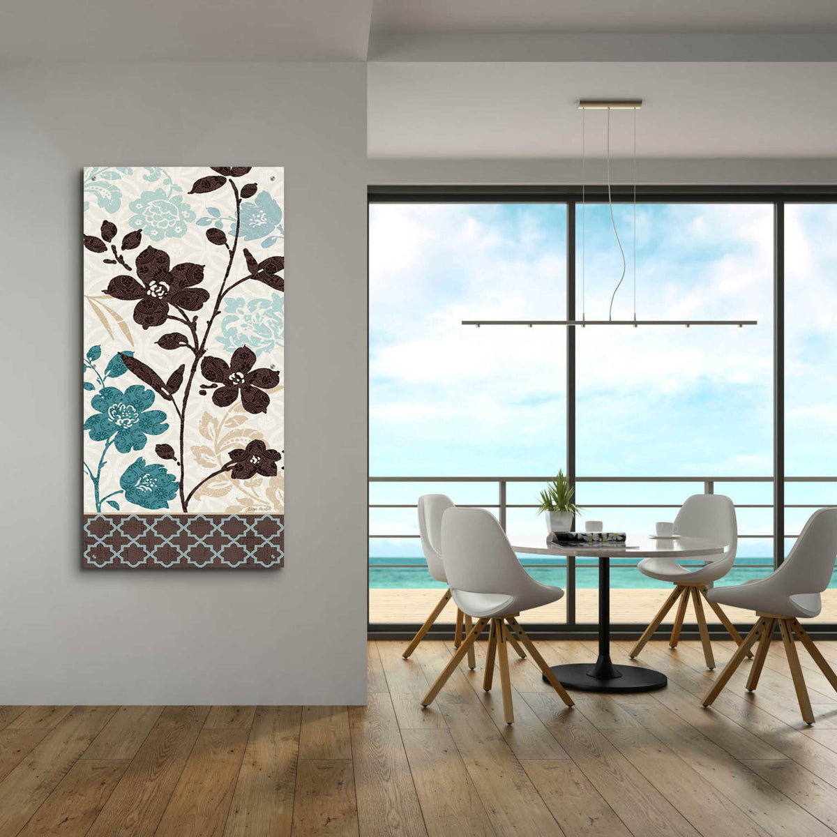Epic Art 'Botanical Touch II' by Lisa Audit, Acrylic Glass Wall Art,24x48