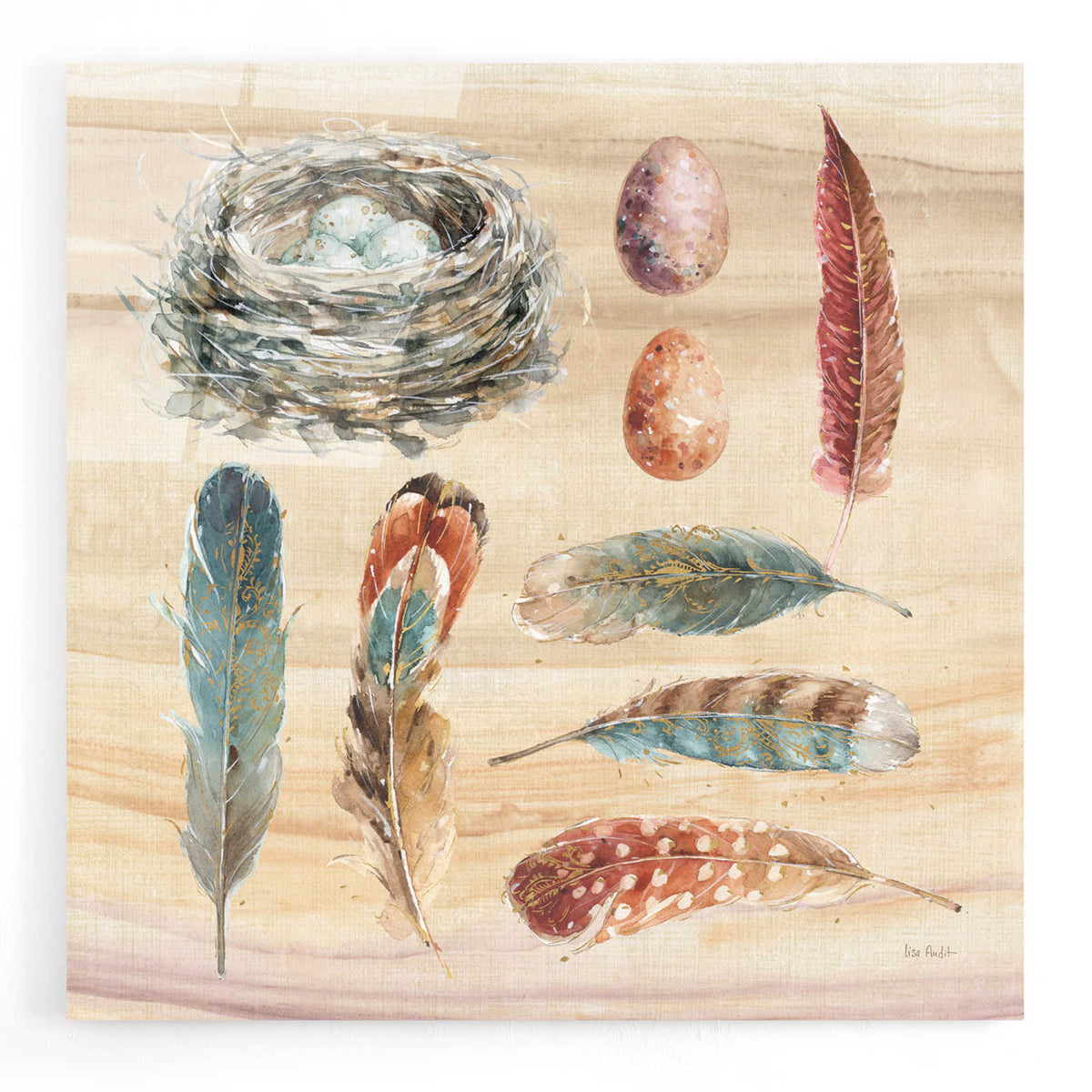 Epic Art 'Spiced Nature X' by Lisa Audit, Acrylic Glass Wall Art