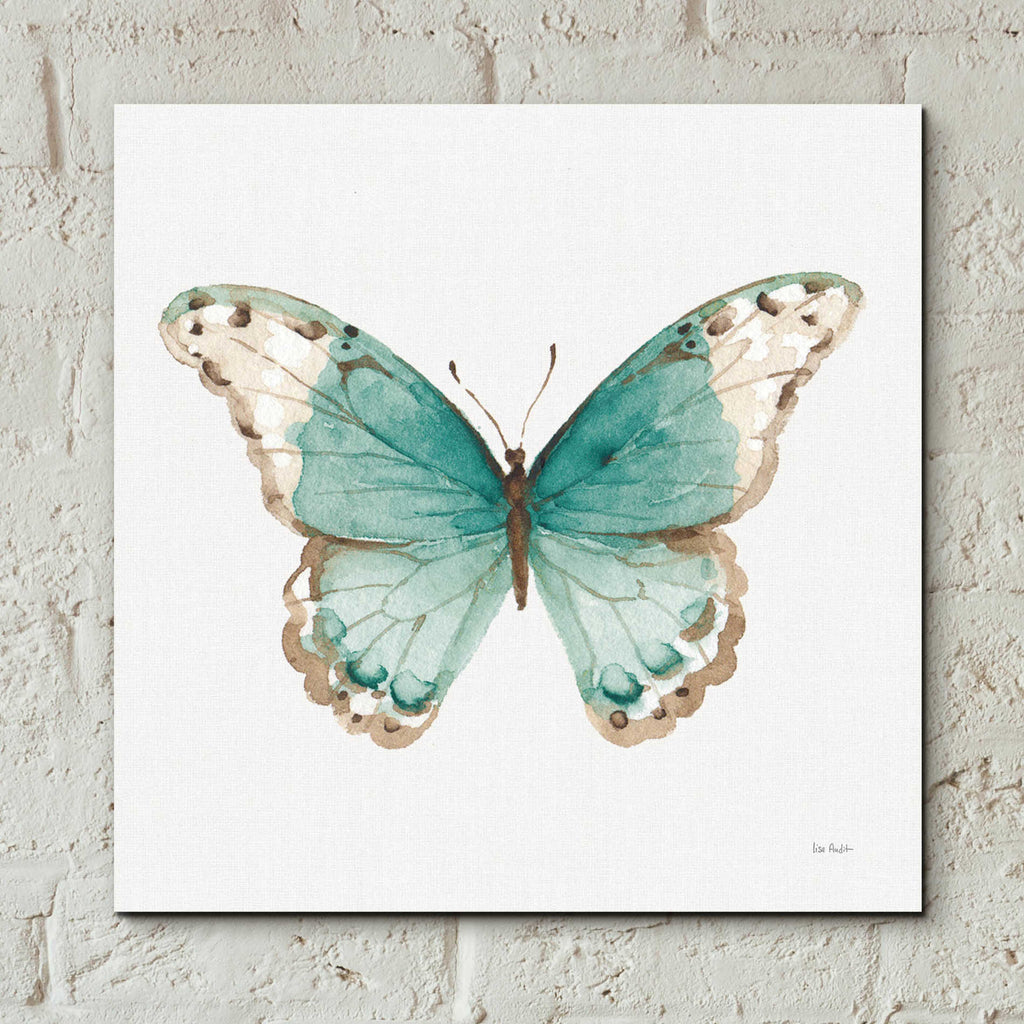 Epic Art 'Colorful Breeze XII with Teal' by Lisa Audit, Acrylic Glass Wall Art,12x12