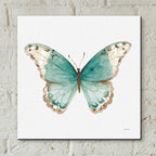 Epic Art 'Colorful Breeze XII with Teal' by Lisa Audit, Acrylic Glass Wall Art,12x12
