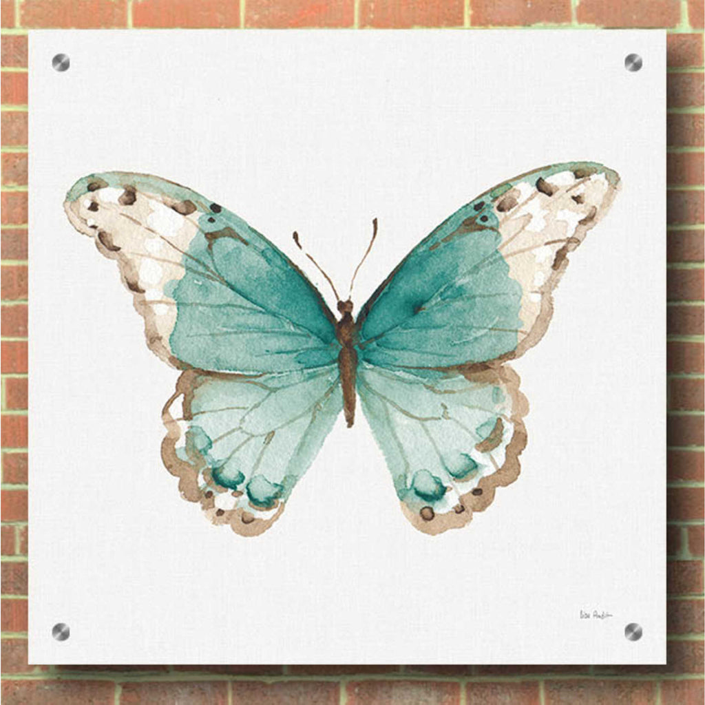 Epic Art 'Colorful Breeze XII with Teal' by Lisa Audit, Acrylic Glass Wall Art,36x36