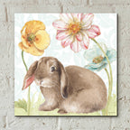 Epic Art 'Spring Softies Bunnies III' by Lisa Audit, Acrylic Glass Wall Art,12x12