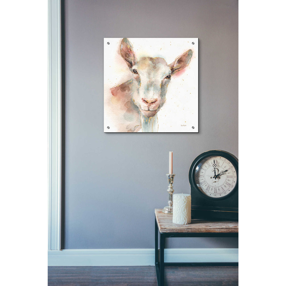 Epic Art 'Farm Friends I' by Lisa Audit, Acrylic Glass Wall Art,24x24