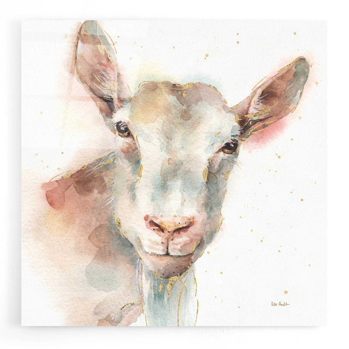 Epic Art 'Farm Friends I' by Lisa Audit, Acrylic Glass Wall Art