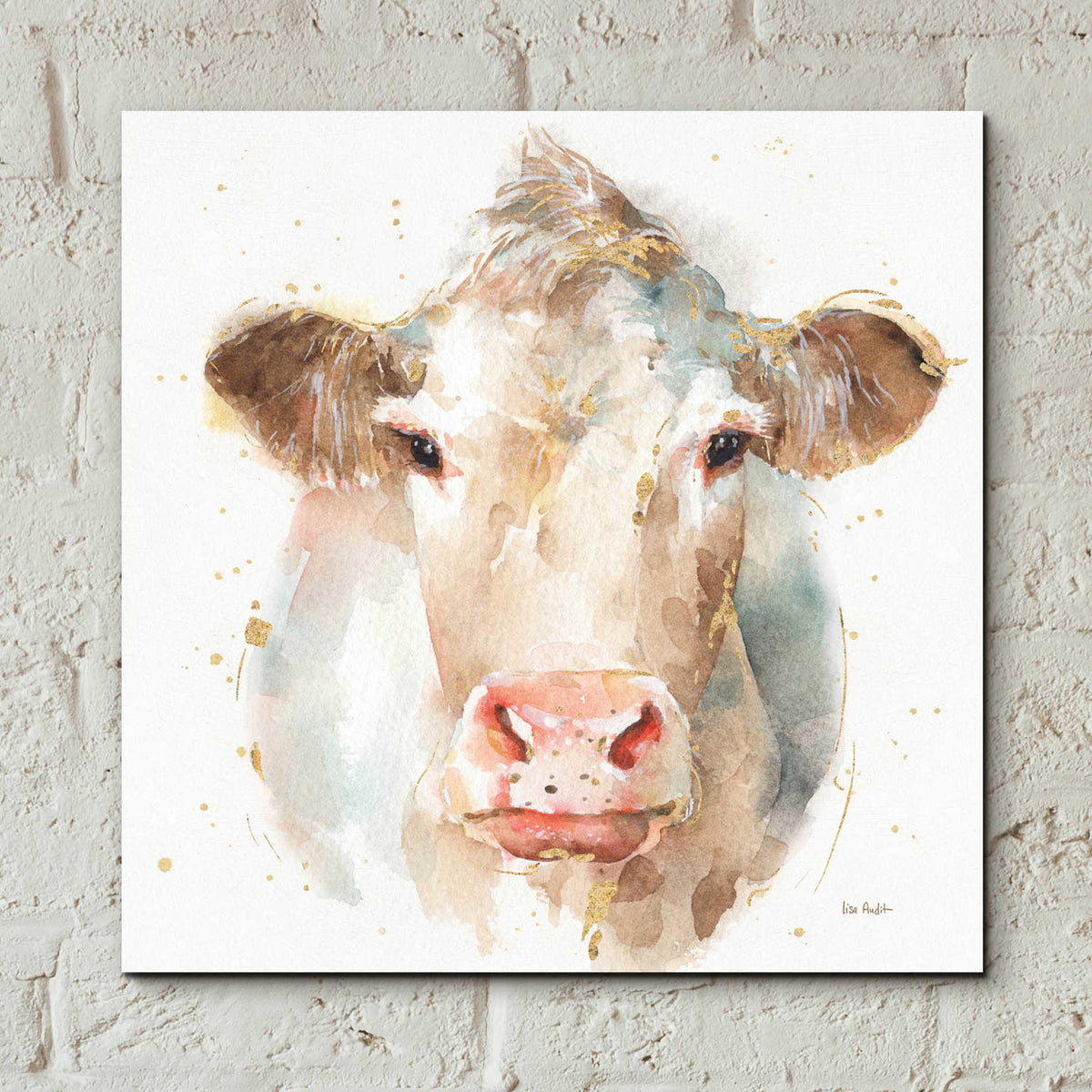 Epic Art 'Farm Friends II' by Lisa Audit, Acrylic Glass Wall Art,12x12