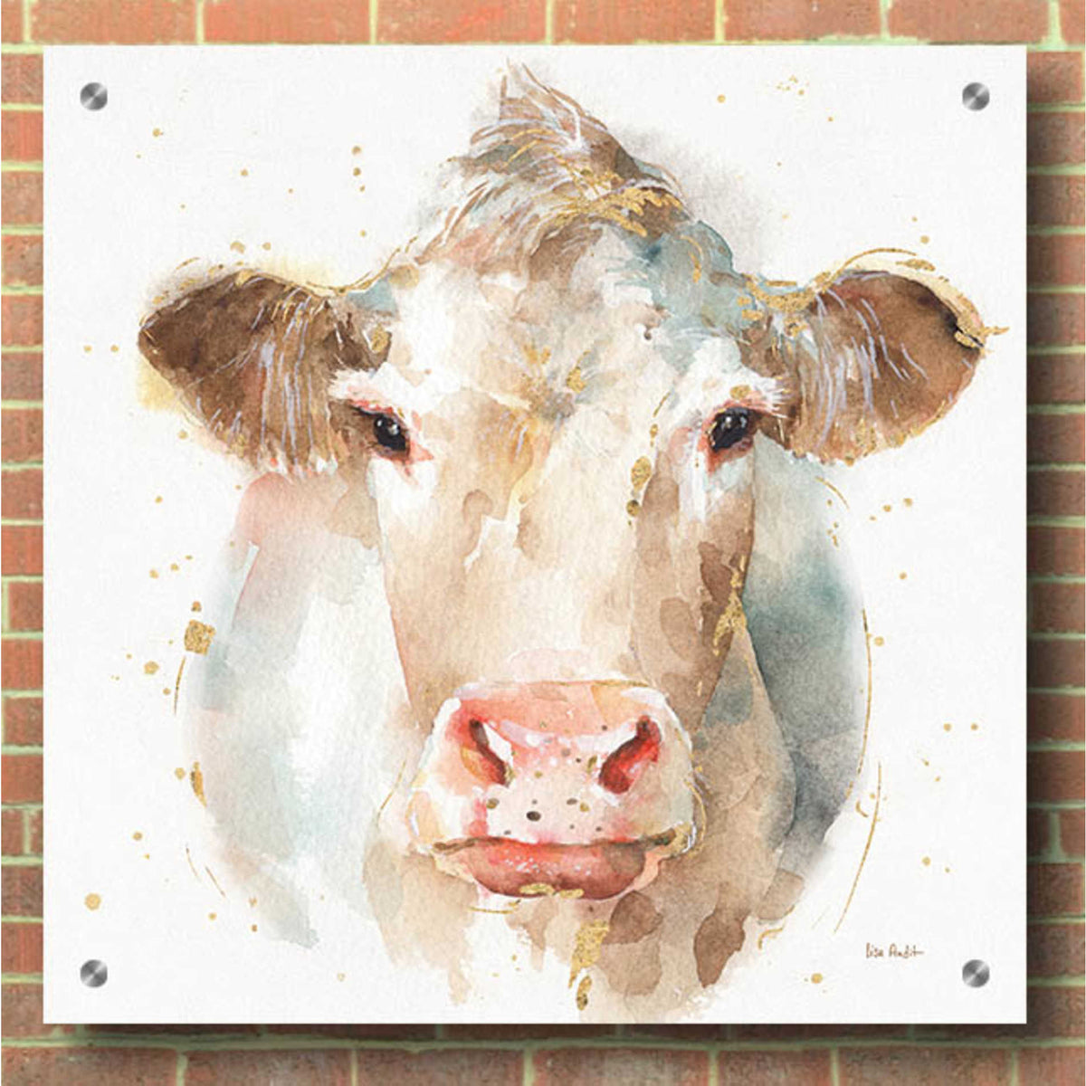 Epic Art 'Farm Friends II' by Lisa Audit, Acrylic Glass Wall Art,36x36