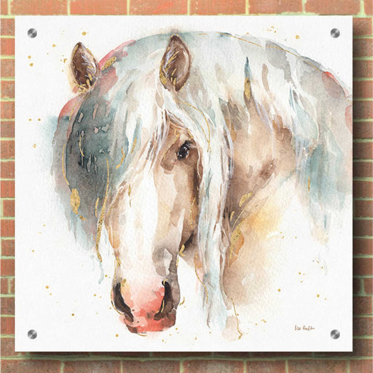 Epic Art 'Farm Friends VI' by Lisa Audit, Acrylic Glass Wall Art,36x36