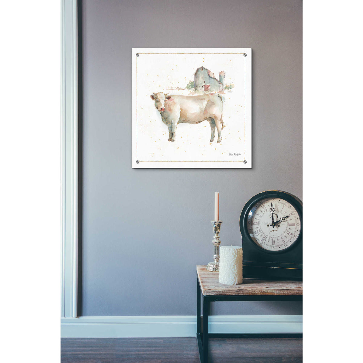 Epic Art 'Farm Friends VIII' by Lisa Audit, Acrylic Glass Wall Art,24x24