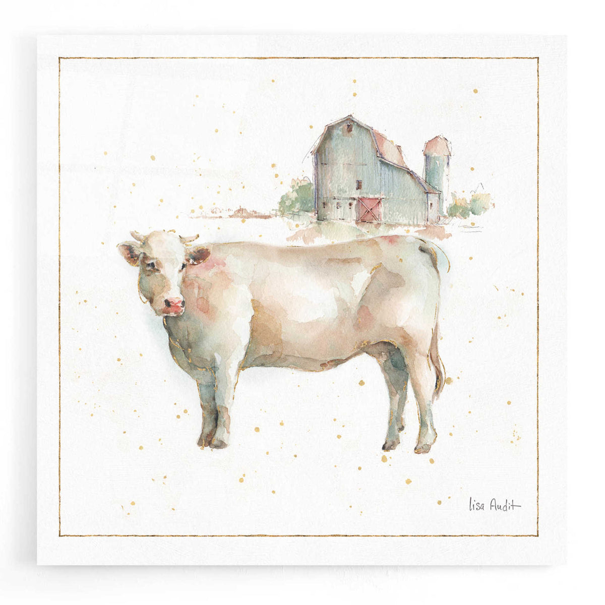 Epic Art 'Farm Friends VIII' by Lisa Audit, Acrylic Glass Wall Art