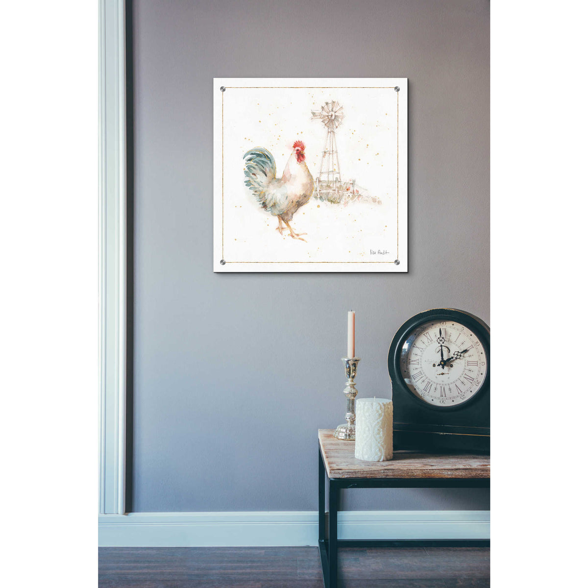 Epic Art 'Farm Friends XI' by Lisa Audit, Acrylic Glass Wall Art,24x24