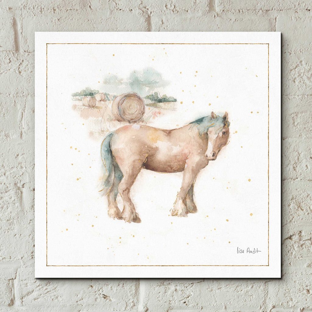 Epic Art 'Farm Friends XII' by Lisa Audit, Acrylic Glass Wall Art,12x12