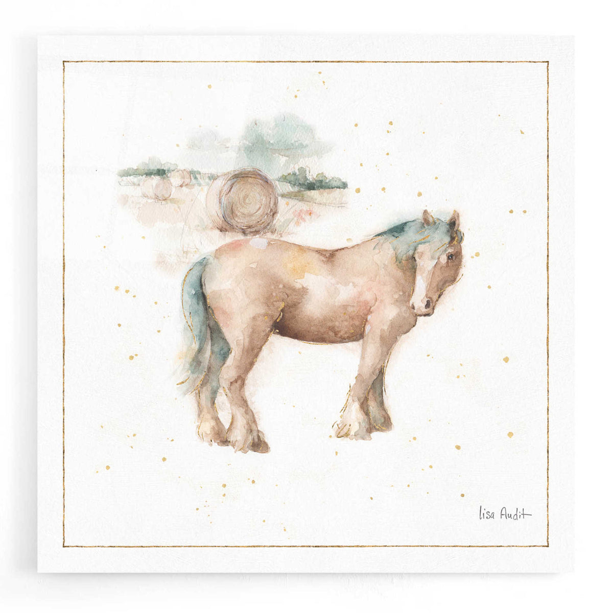 Epic Art 'Farm Friends XII' by Lisa Audit, Acrylic Glass Wall Art