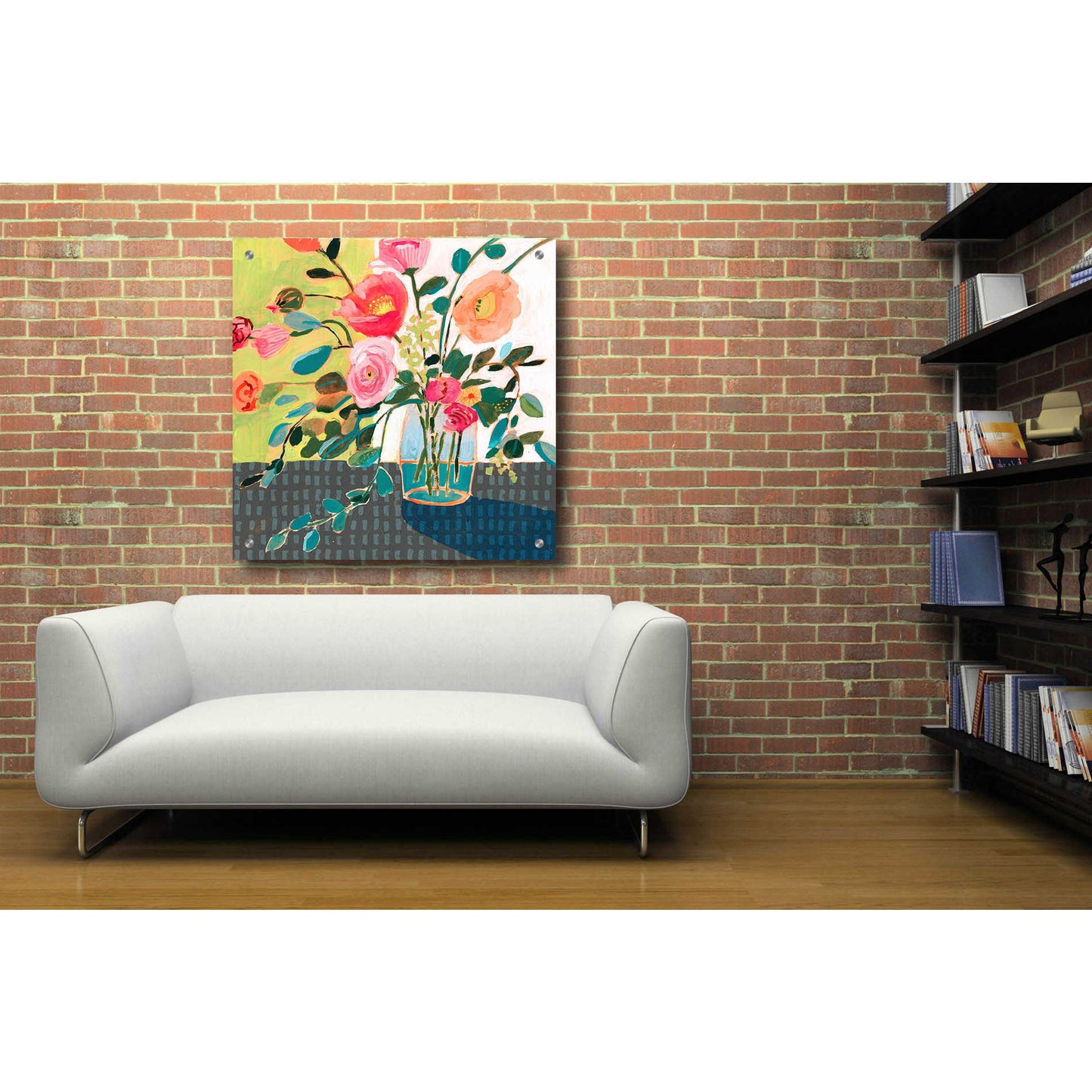 Epic Art 'Quirky Bouquet II' by Victoria Borges, Acrylic Wall Art,36x36