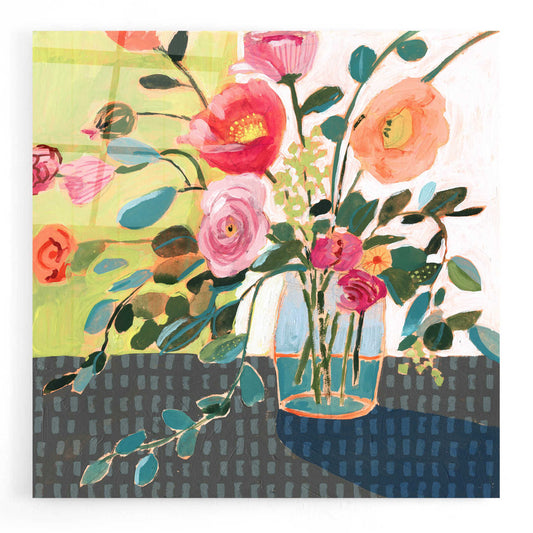 Epic Art 'Quirky Bouquet II' by Victoria Borges, Acrylic Wall Art