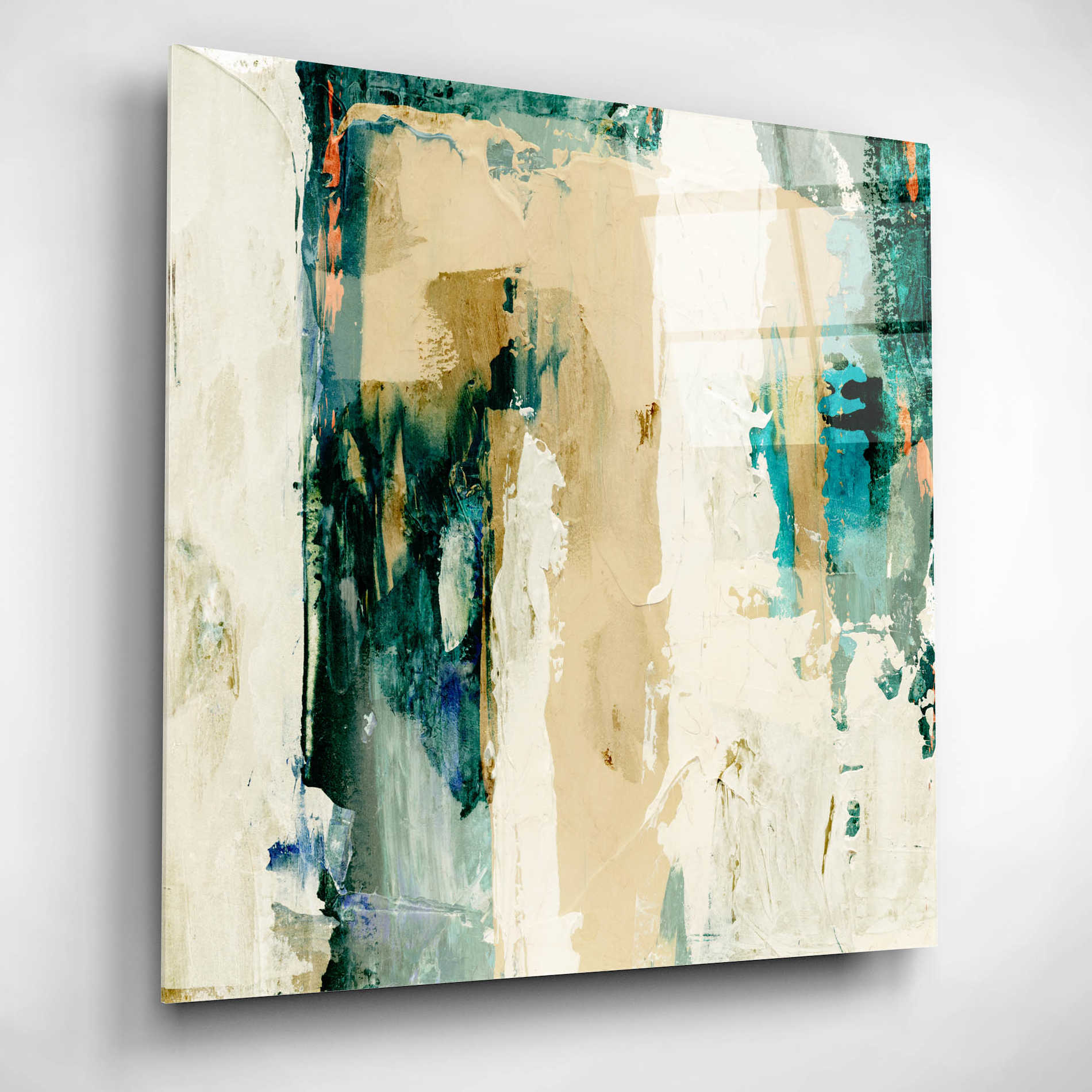 Epic Art 'Mottled Patina I' by Victoria Borges, Acrylic Wall Art,12x12