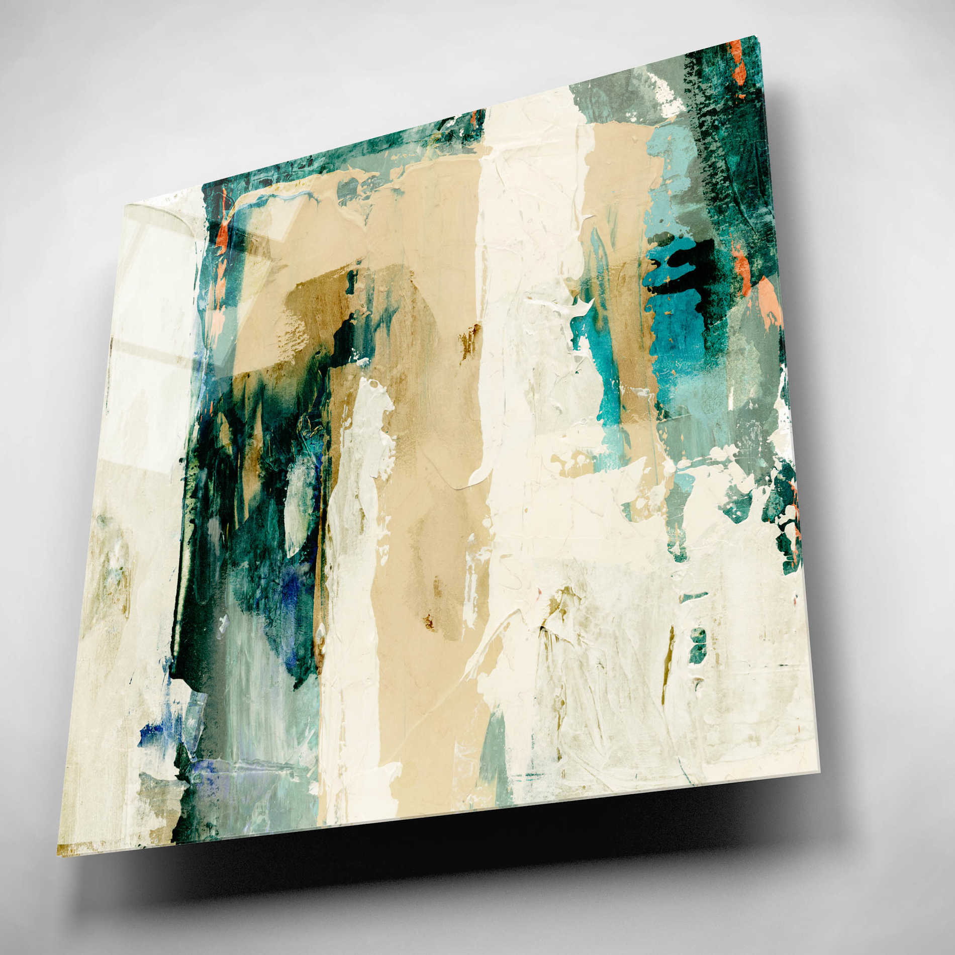 Epic Art 'Mottled Patina I' by Victoria Borges, Acrylic Wall Art,12x12