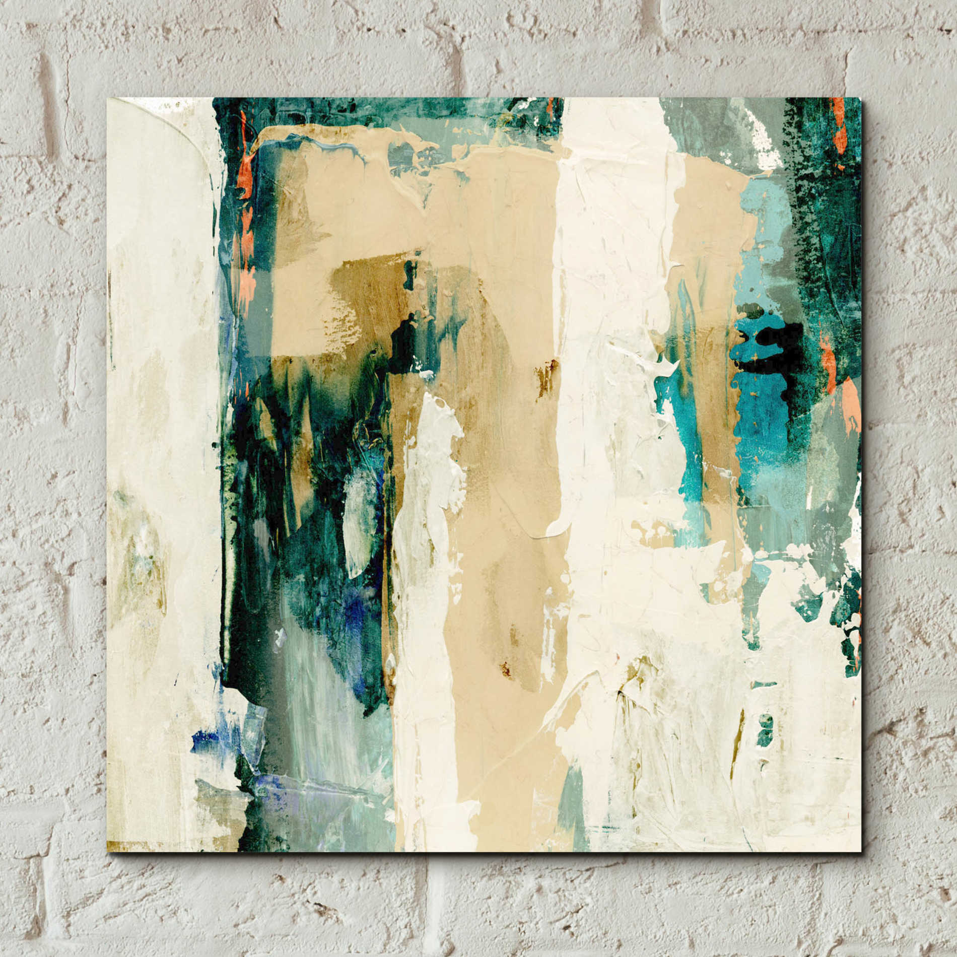 Epic Art 'Mottled Patina I' by Victoria Borges, Acrylic Wall Art,12x12