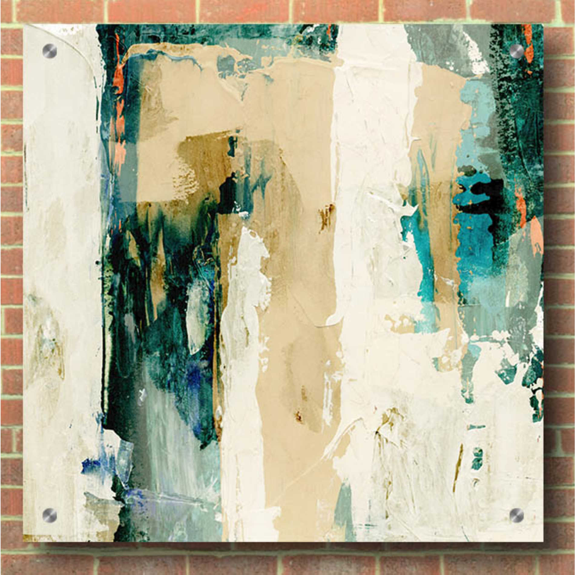 Epic Art 'Mottled Patina I' by Victoria Borges, Acrylic Wall Art,36x36