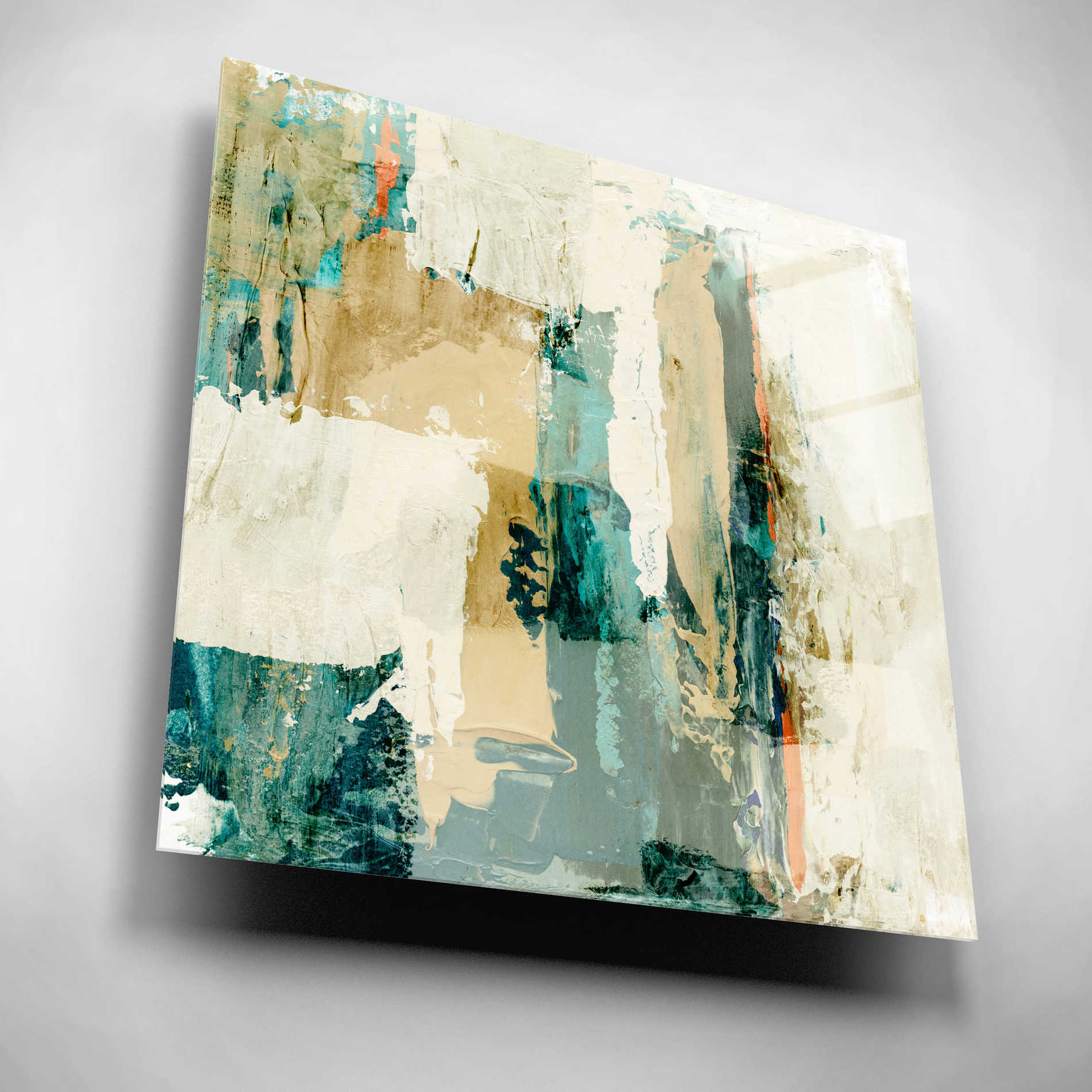 Epic Art 'Mottled Patina II' by Victoria Borges, Acrylic Wall Art,12x12