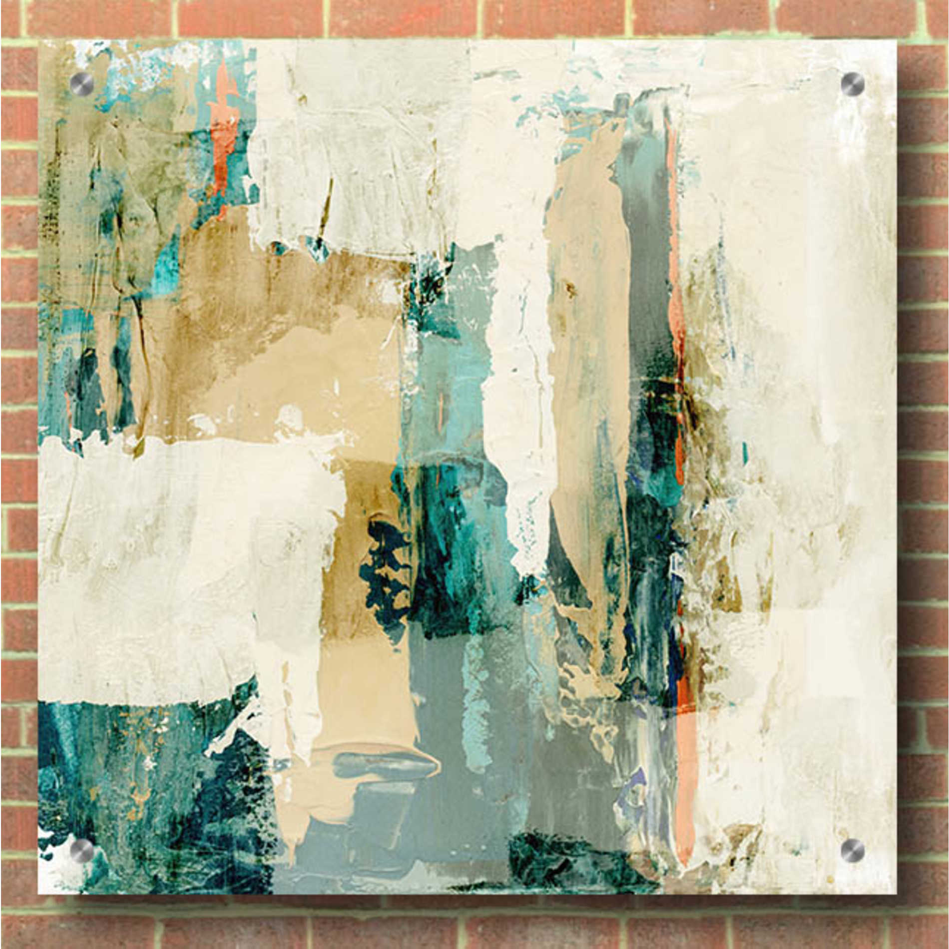 Epic Art 'Mottled Patina II' by Victoria Borges, Acrylic Wall Art,36x36