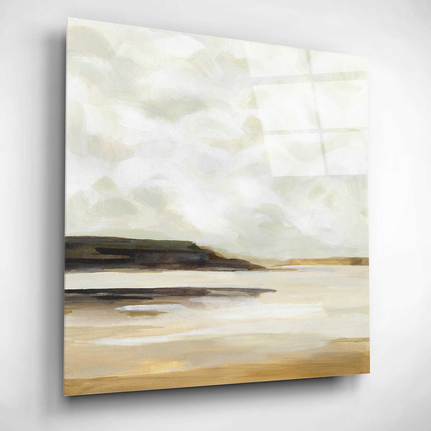 Epic Art 'Cloudy Coast I' by Victoria Borges, Acrylic Wall Art,12x12