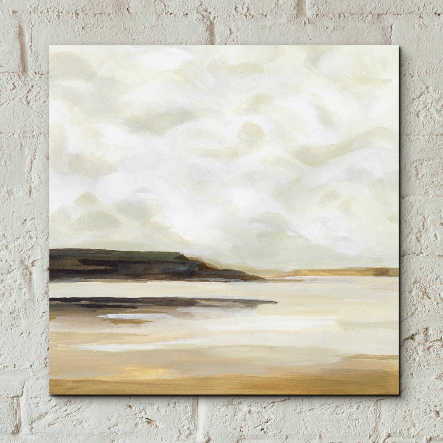 Epic Art 'Cloudy Coast I' by Victoria Borges, Acrylic Wall Art,12x12