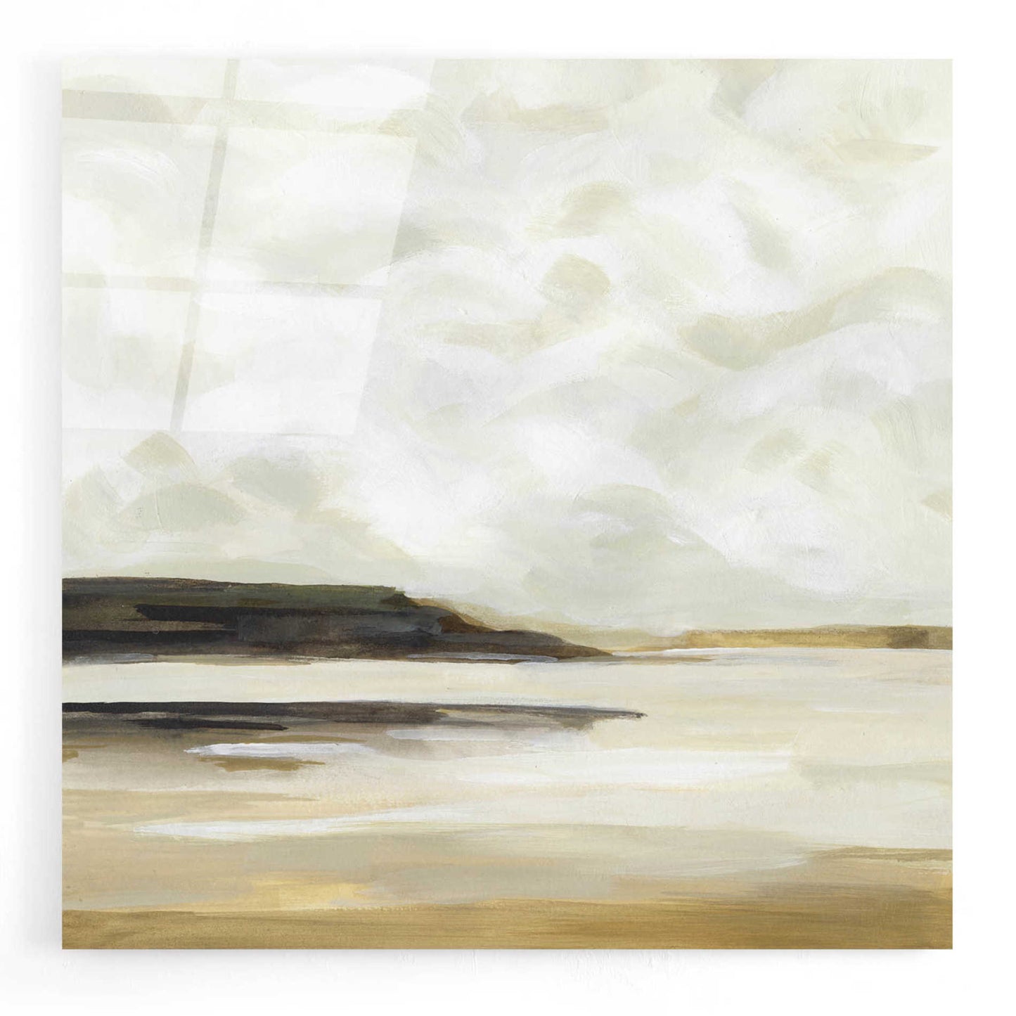 Epic Art 'Cloudy Coast I' by Victoria Borges, Acrylic Wall Art,12x12