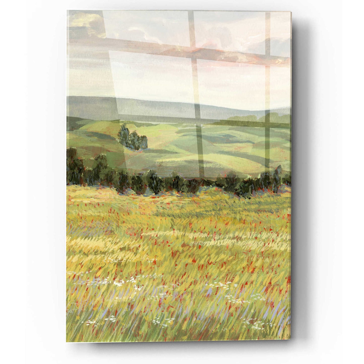 Epic Art 'Morning Meadow I' by Victoria Borges, Acrylic Wall Art,12x16