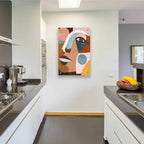 Epic Art 'Geo Face IV' by Victoria Borges, Acrylic Wall Art,24x36